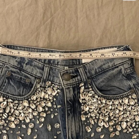 rag & bone Sofie High-Rise Featherweight Mali with Jewels Jeans - Picture 4 of 6